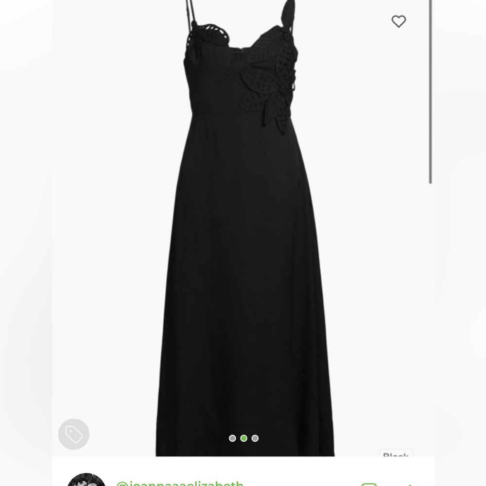FARM Rio Black Maxi Dress